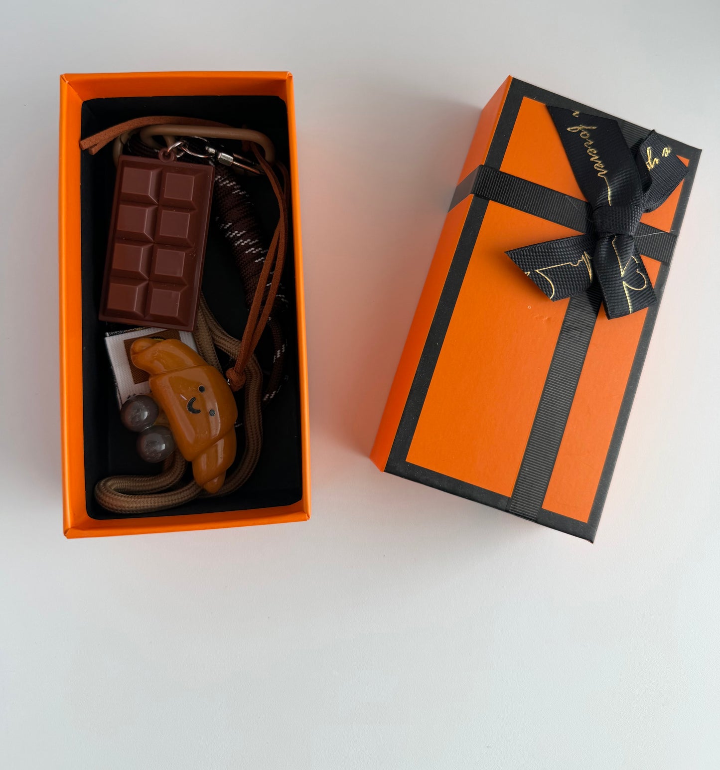 Chocolate & Pastry Charm Keychain
