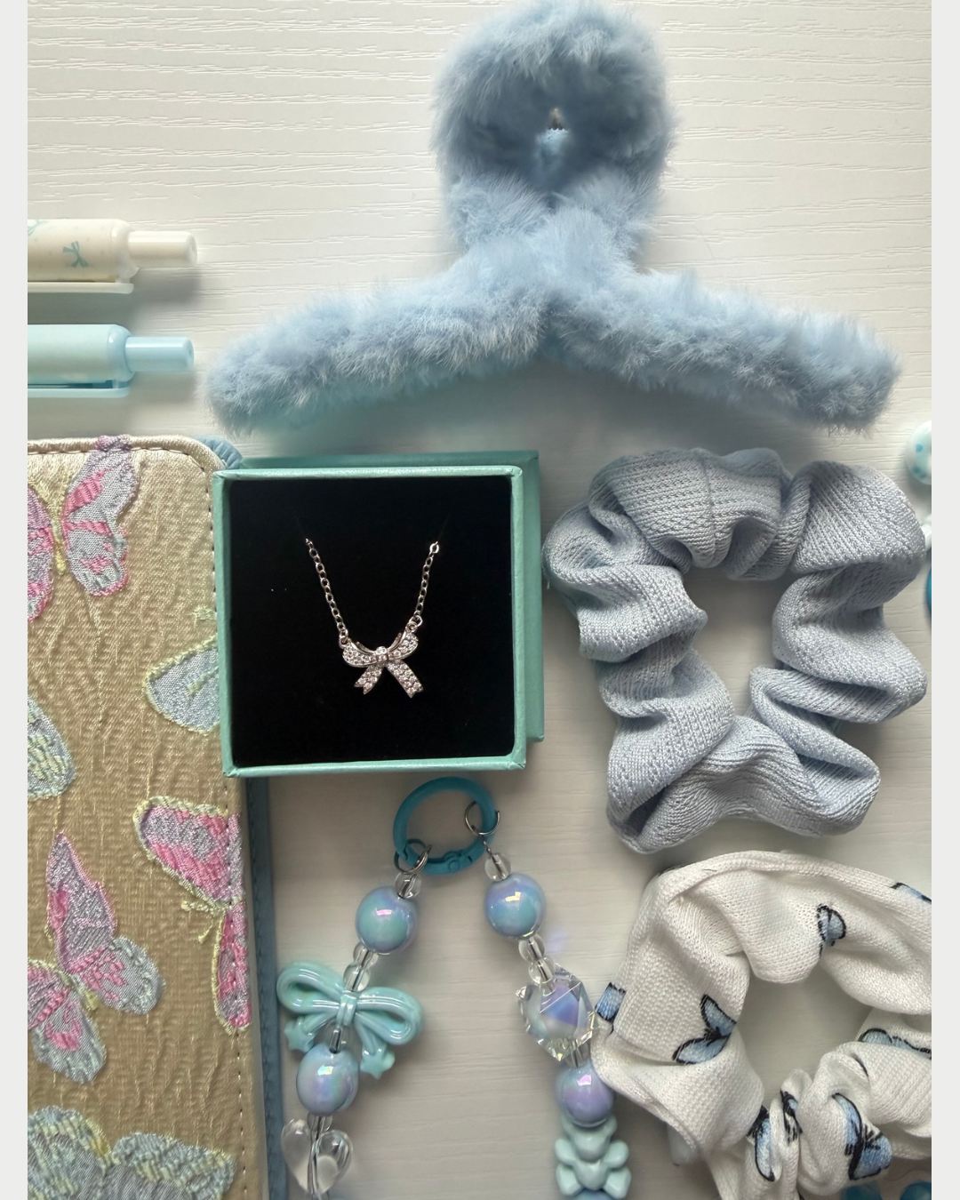 Blue Bow Box