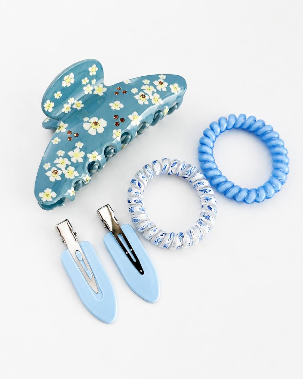 Blue Hair Accessories Box