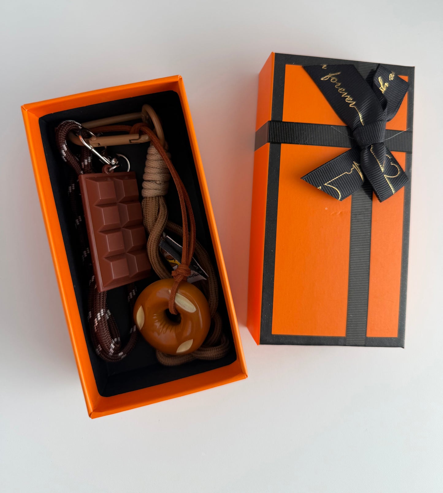 Chocolate & Pastry Charm Keychain
