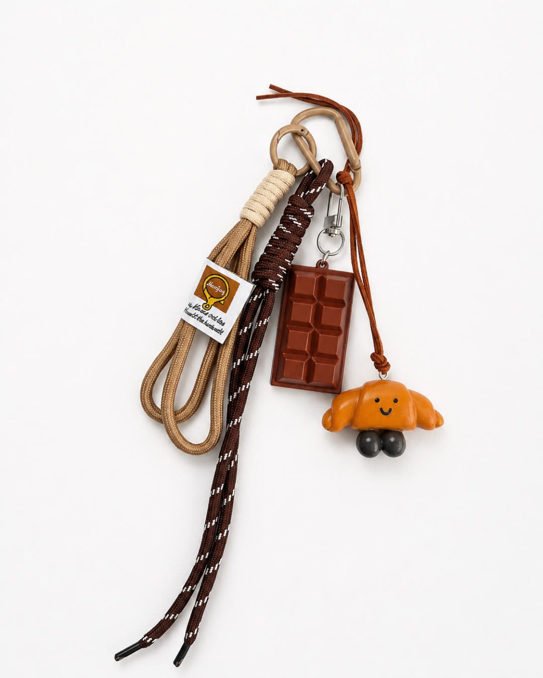 Chocolate & Pastry Charm Keychain