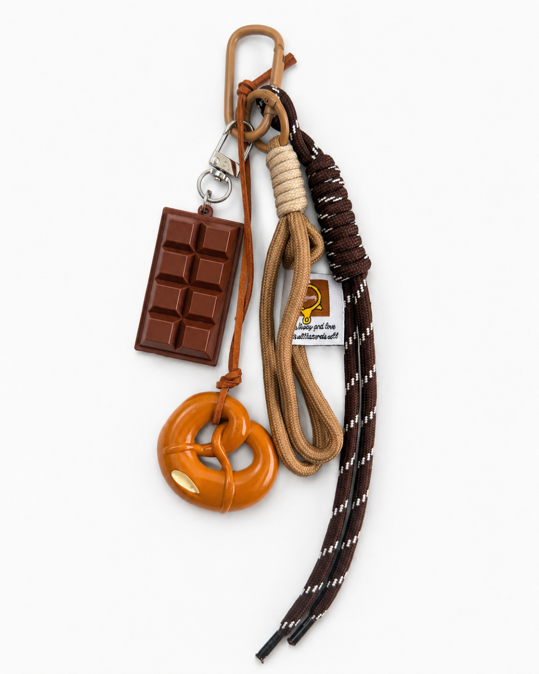 Chocolate & Pastry Charm Keychain