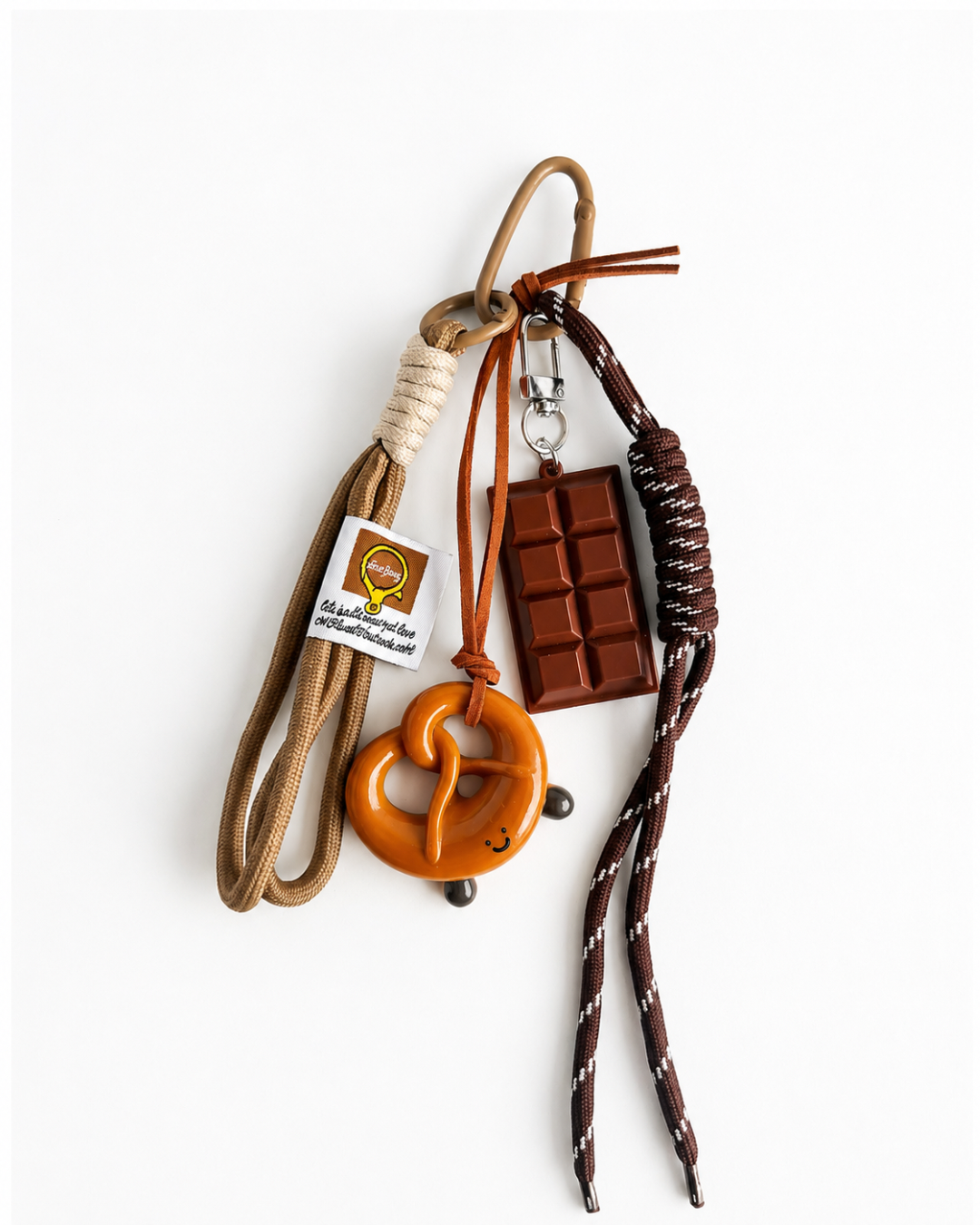 Chocolate & Pastry Charm Keychain