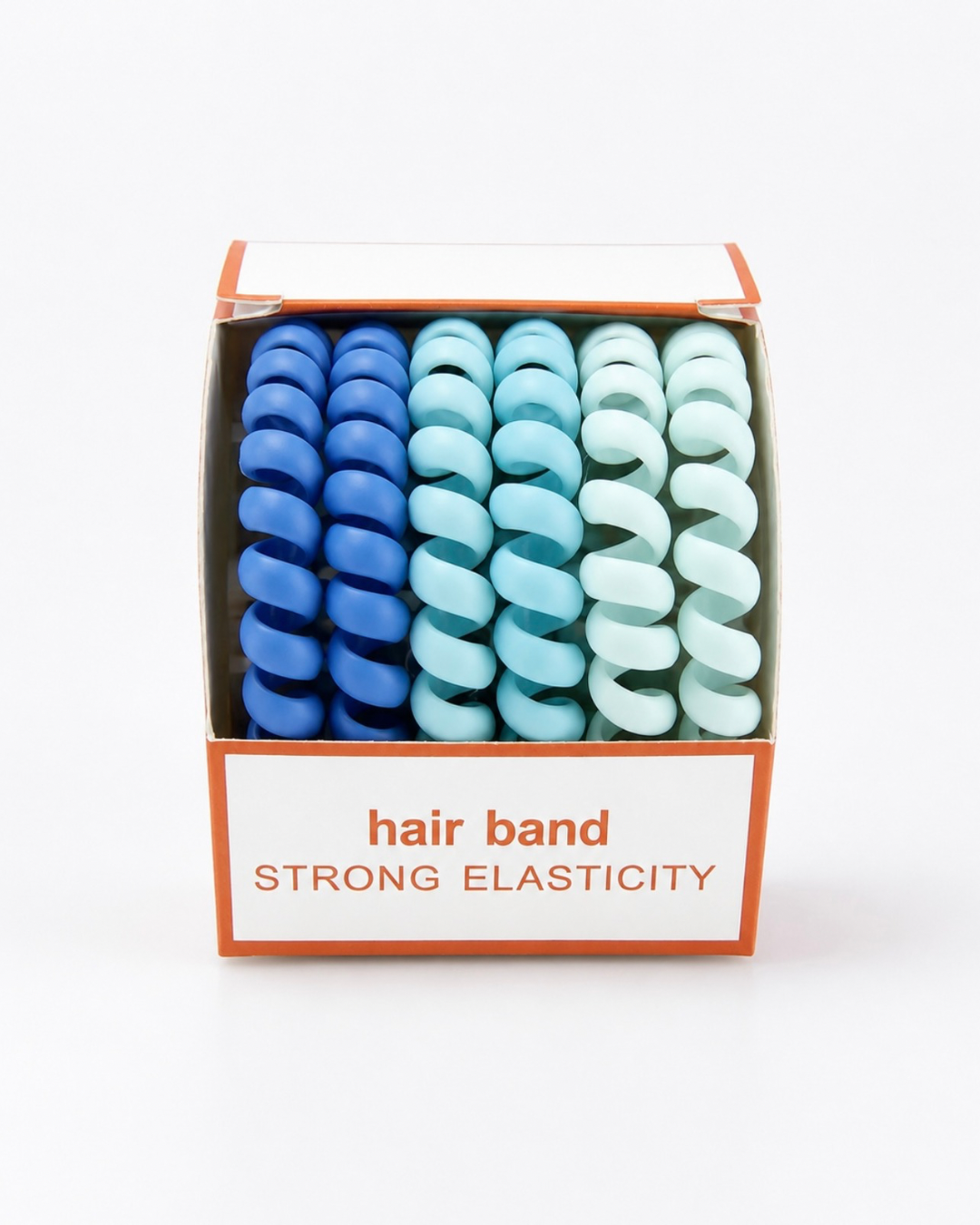Matte Spiral Hair Tie Set