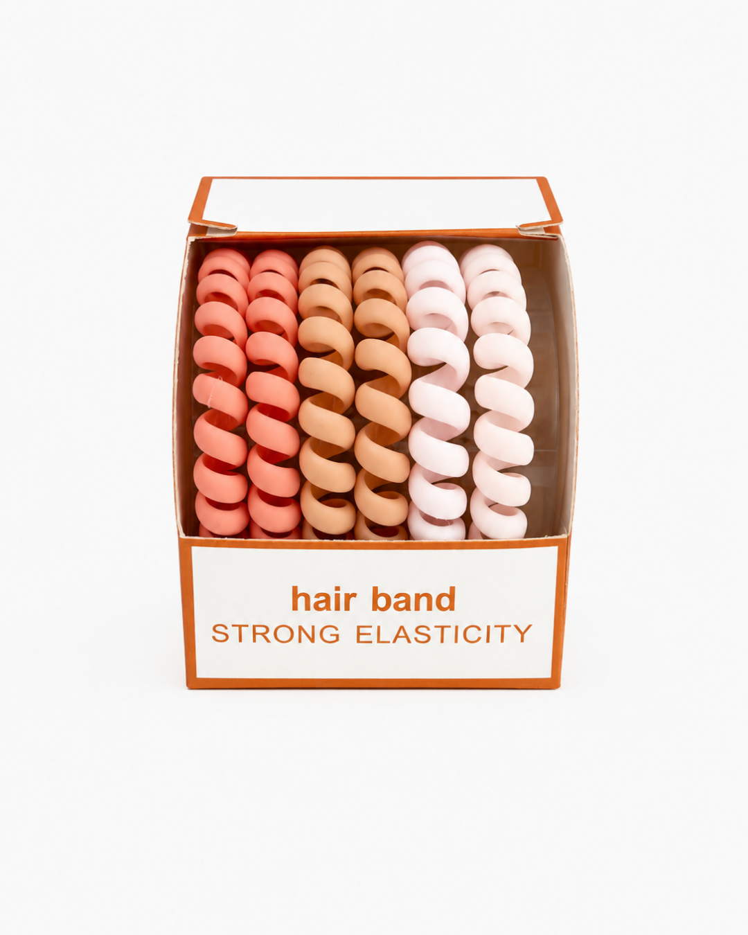 Matte Spiral Hair Tie Set