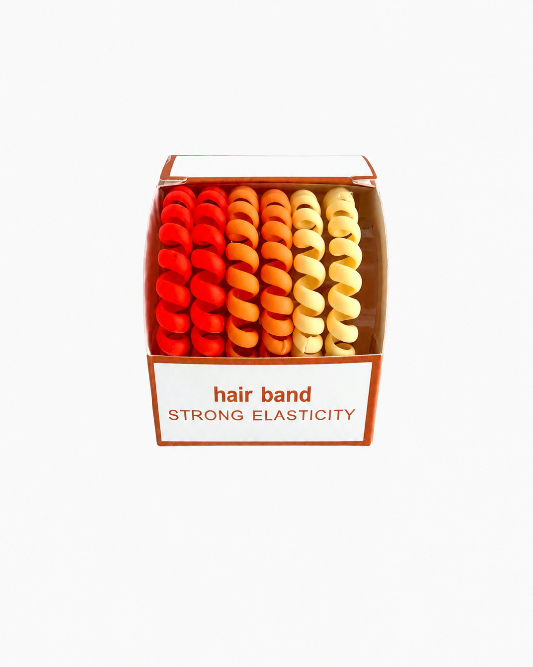 Matte Spiral Hair Tie Set