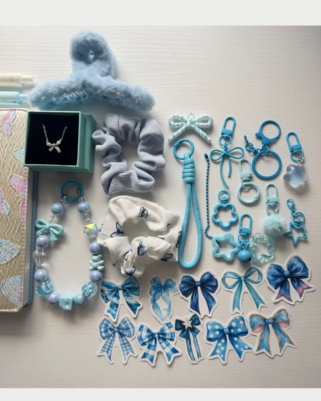 Blue Bow Box