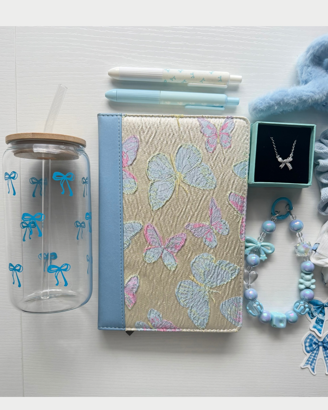 Blue Bow Box
